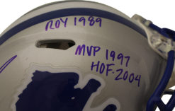 Barry Sanders Signed Detroit Lions 83-02 Authentic Speed Helmet Beckett