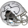 Barry Sanders Signed Oklahoma State Cowboys Authentic Icy White Helmet BAS 25712
