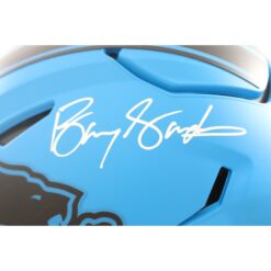 Barry Sanders Autographed Detroit Lions SpeedFlex Rave Helmet Beckett W 57142