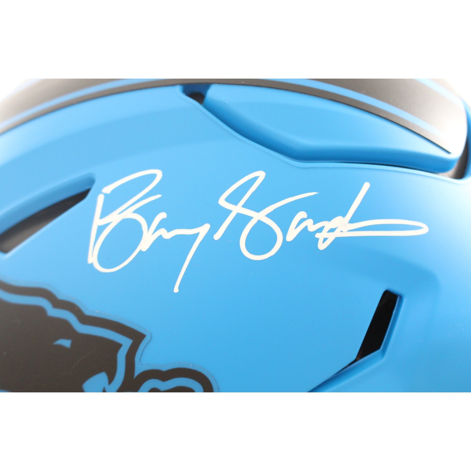 Barry Sanders Autographed Detroit Lions SpeedFlex Rave Helmet Beckett W 57142 2 Barry Sanders Autographed Detroit Lions SpeedFlex Rave Helmet Beckett W 57142