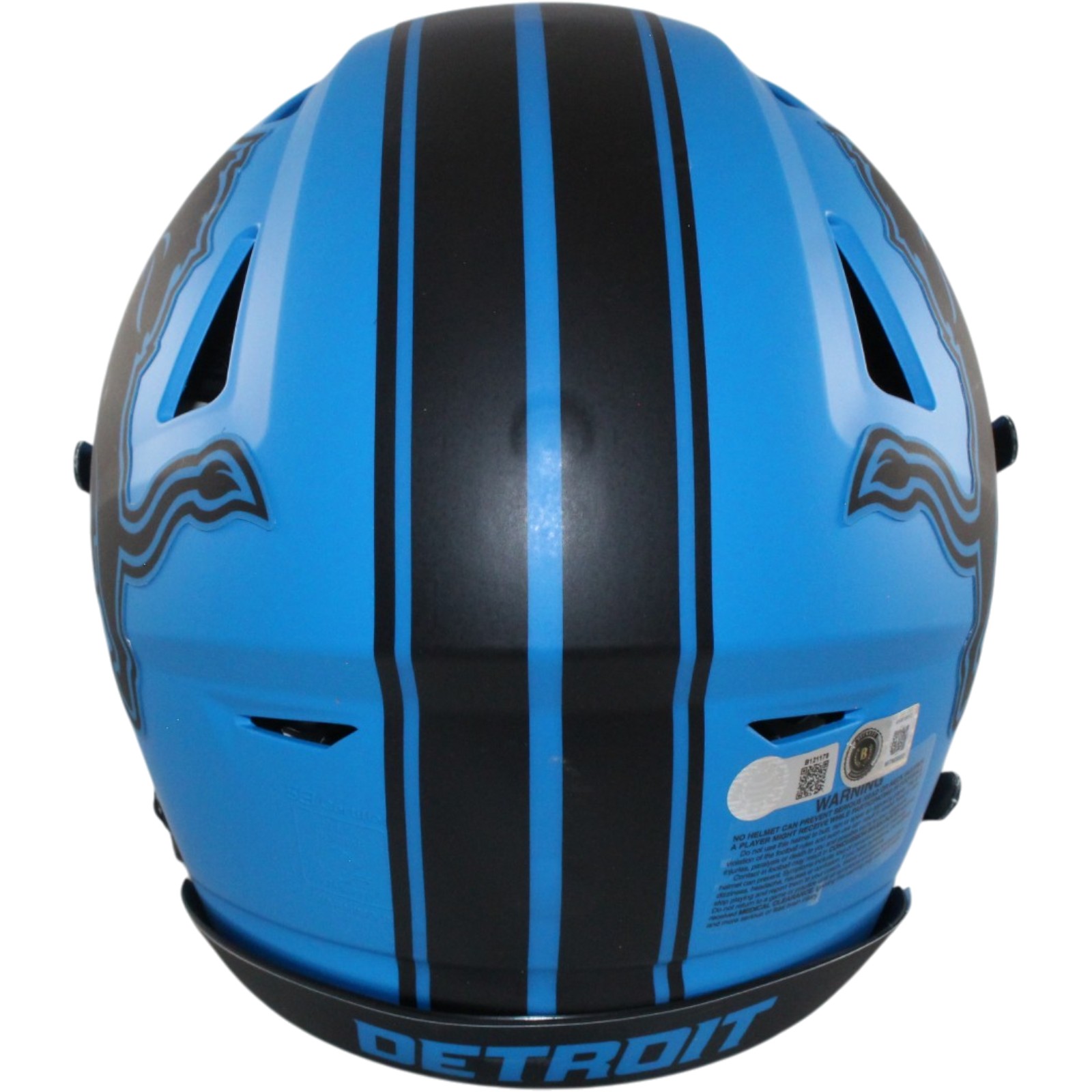 Barry Sanders Autographed Detroit Lions SpeedFlex Rave Helmet Beckett W 57142 3 Barry Sanders Autographed Detroit Lions SpeedFlex Rave Helmet Beckett W 57142