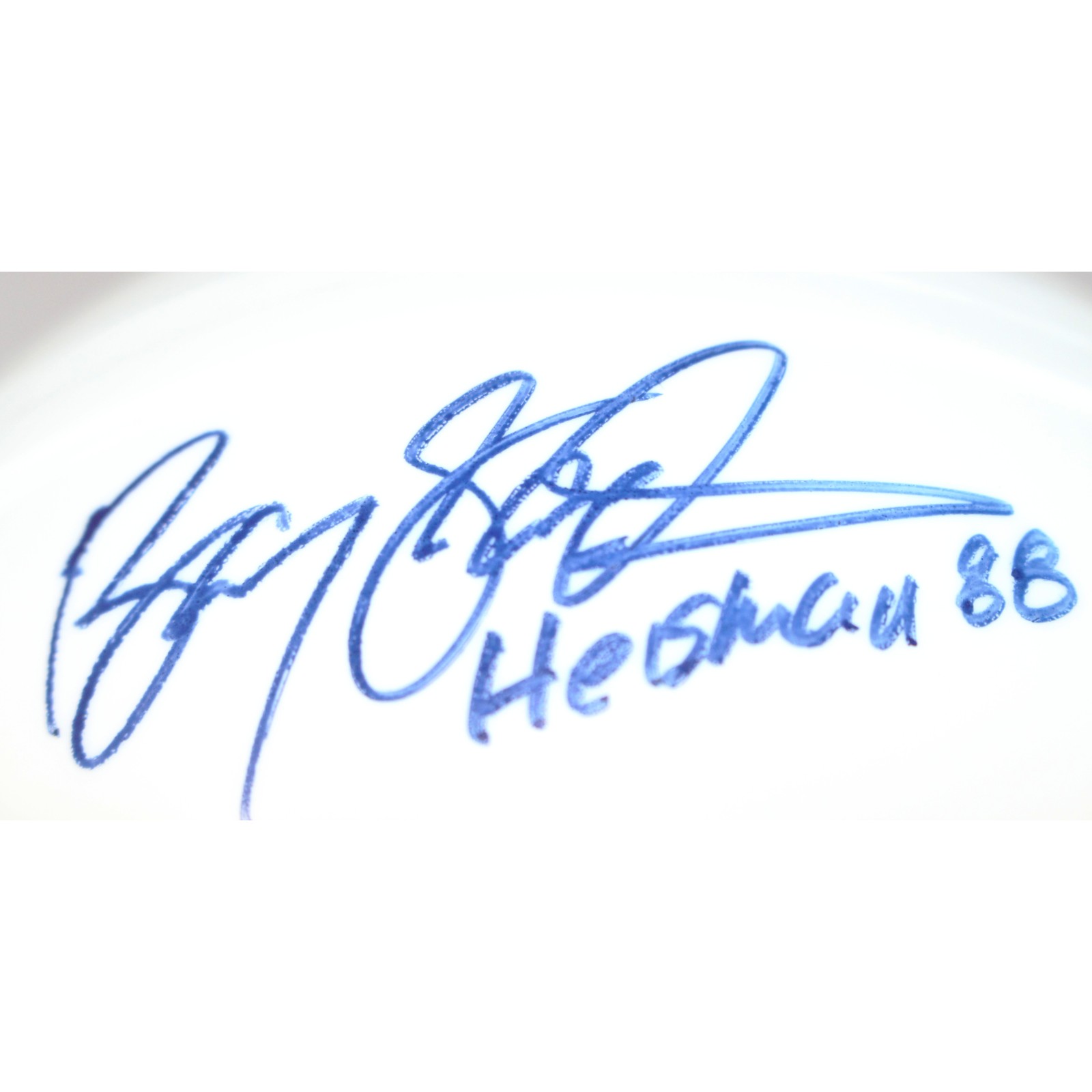 Barry Sanders Autographed Oklahoma State Cowboys Mini Helmet Heisman PSA 52743 2 Barry Sanders Autographed Oklahoma State Cowboys Mini Helmet Heisman PSA 52743