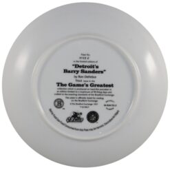Barry Sanders Detroit Lions Bradford Exchange Collectible Porcelain Plate 55953