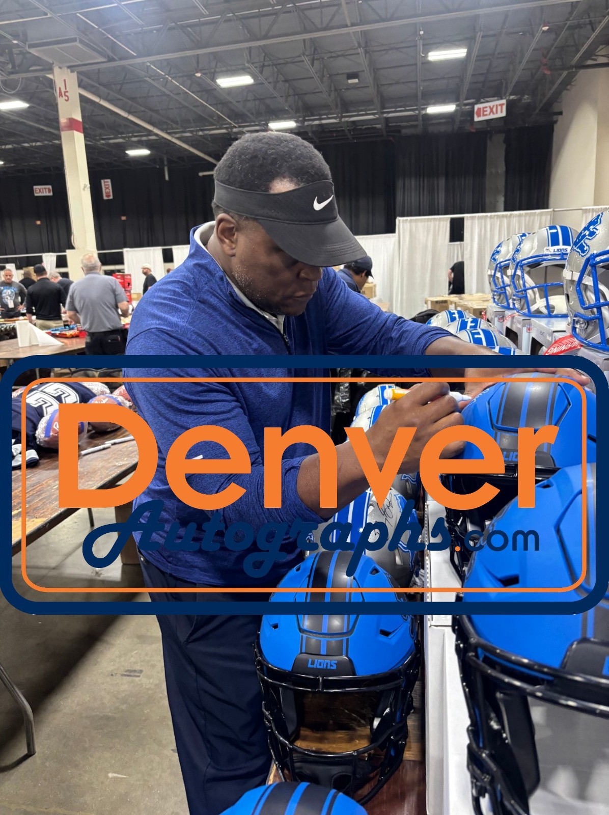 Barry Sanders Autographed Detroit Lions SpeedFlex Rave Helmet Beckett W 57142 7 Barry Sanders Autographed Detroit Lions SpeedFlex Rave Helmet Beckett W 57142
