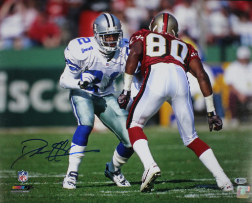 Deion Sanders Autographed/Signed Dallas Cowboys 16x20 Photo BAS 25071 PF