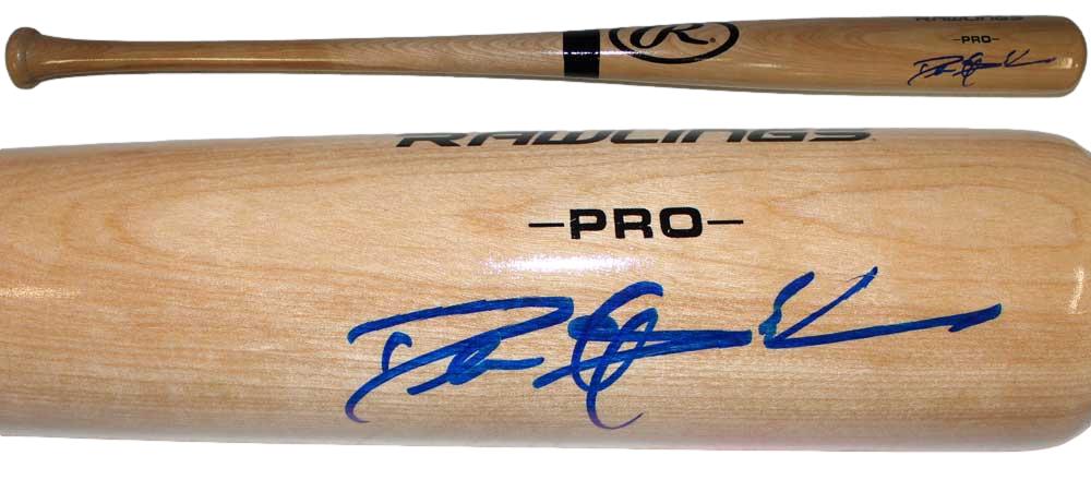 Deion Sanders Autographed Atlanta Braves Blonde Baseball Bat Beckett