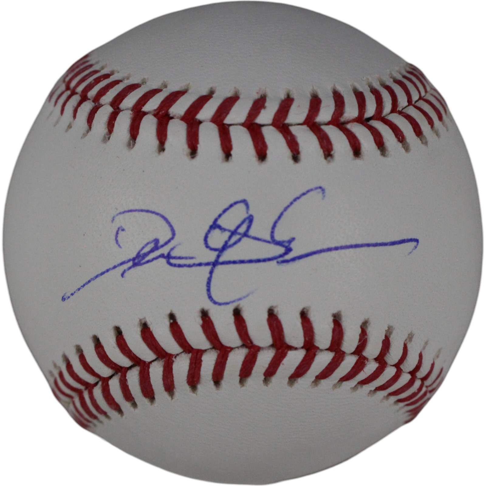 Deion Sanders Autographed/Signed Atlanta Braves OML Baseball Beckett WIT 53346