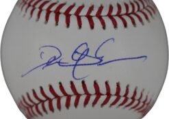 Deion Sanders Autographed/Signed Atlanta Braves OML Baseball Beckett WIT 53346