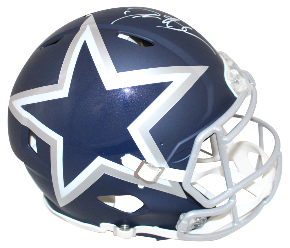 Deion Sanders Autographed Dallas Cowboys Authentic AMP Helmet BAS 27434