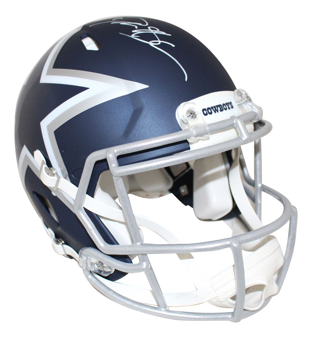 Deion Sanders Autographed Dallas Cowboys Authentic AMP Helmet BAS 27434