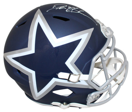Deion Sanders Autographed/Signed Dallas Cowboys AMP Replica Helmet BAS 25735