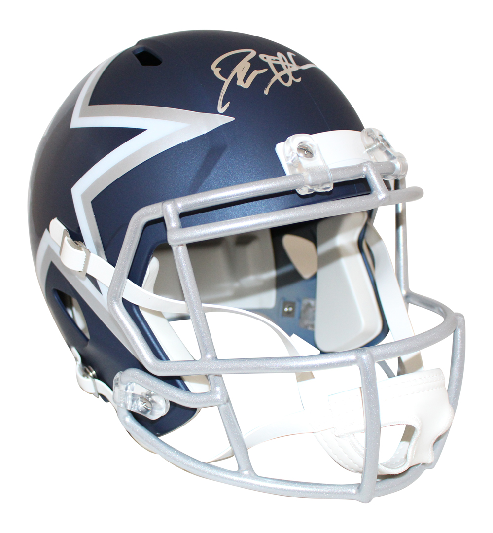 Deion Sanders Autographed/Signed Dallas Cowboys F/S AMP Helmet BAS 28303