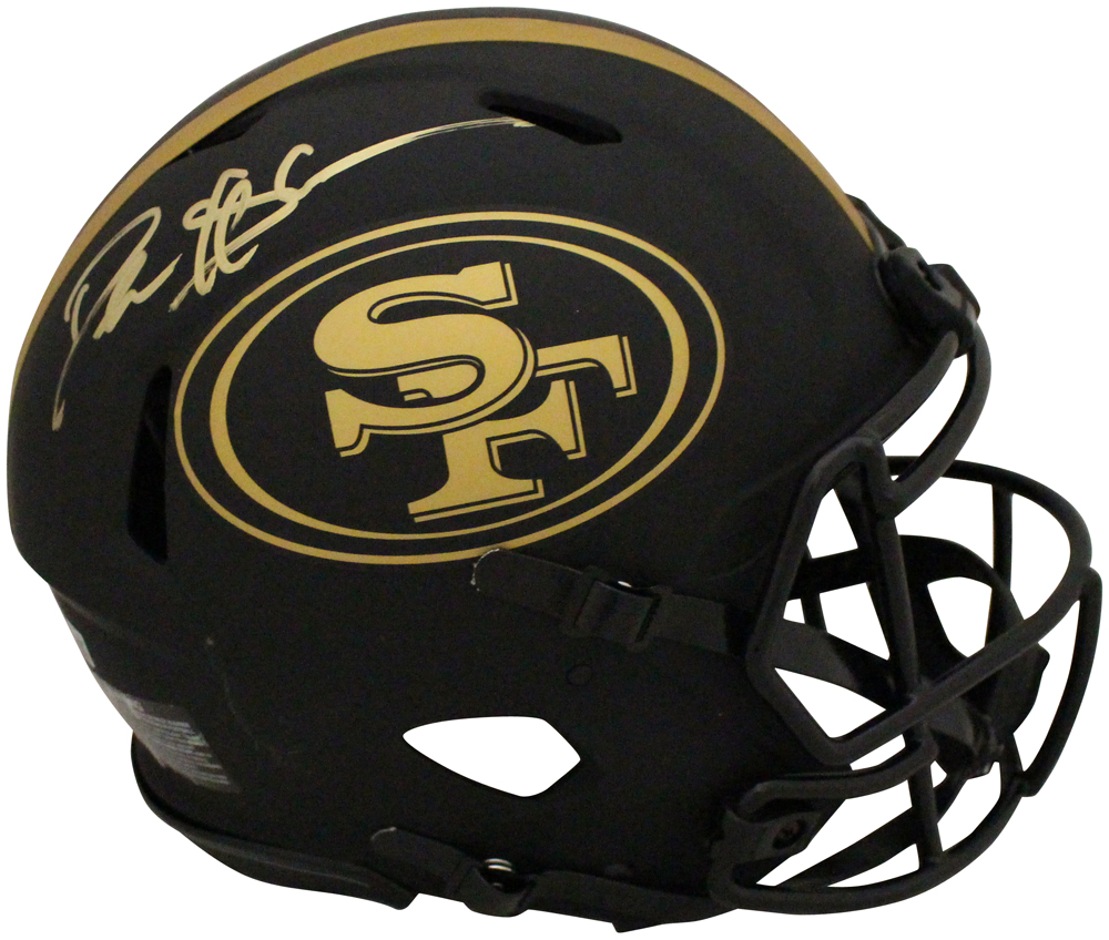 Deion Sanders Signed San Francisco 49ers Authentic Eclipse Helmet BAS