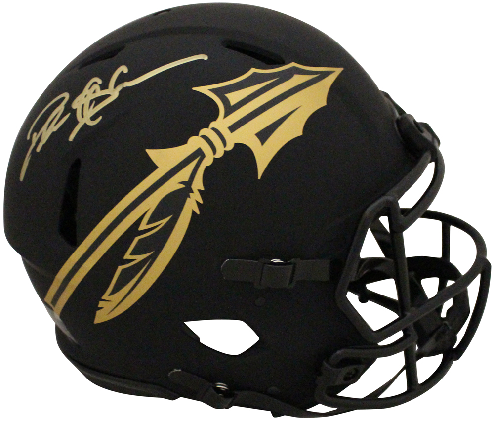 Deion Sanders Signed Florida State Seminoles Authentic Eclipse Helmet BAS