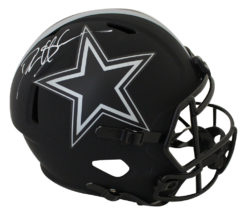 Deion Sanders Autographed/Signed Dallas Cowboys Eclipse Replica Helmet BAS 27427