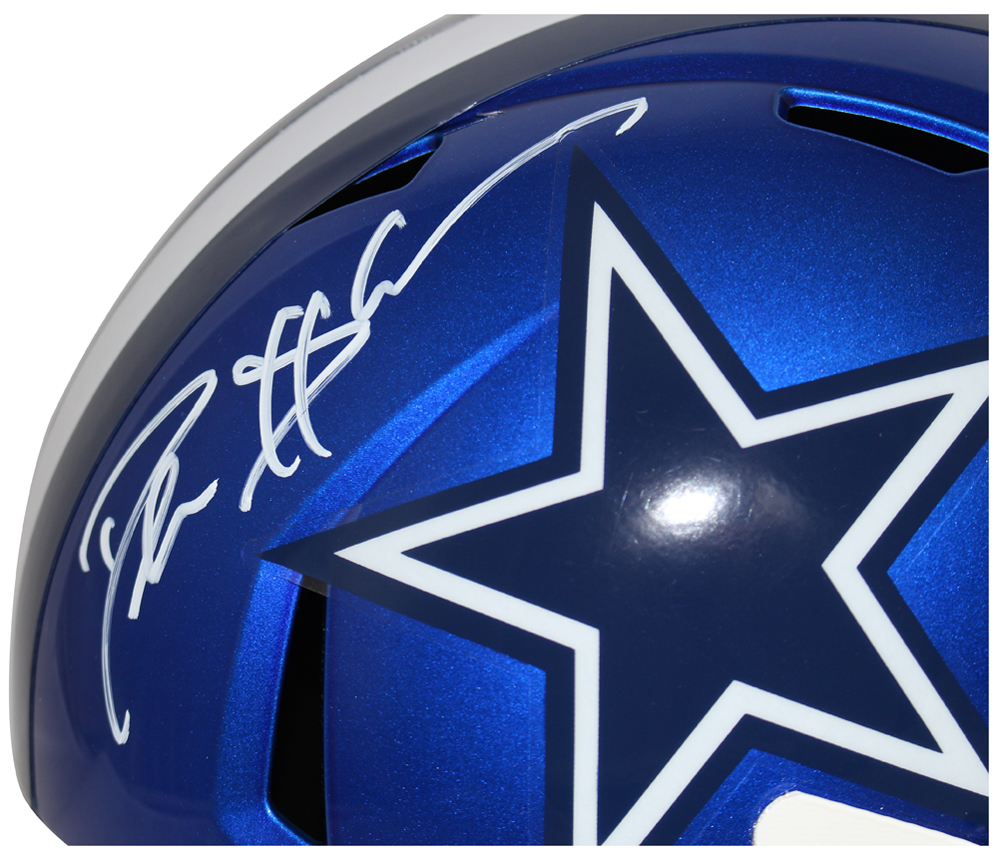 Deion Sanders Autographed/Signed Dallas Cowboys F/S Flash Helmet BAS