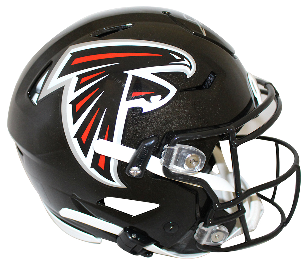 Deion Sanders Signed Atlanta Falcons Authentic Speed Flex Helmet BAS 28223