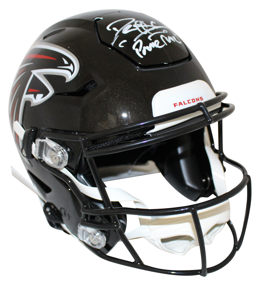 Deion Sanders Autographed Atlanta Falcons Authentic Speed Flex Helmet BAS 27433