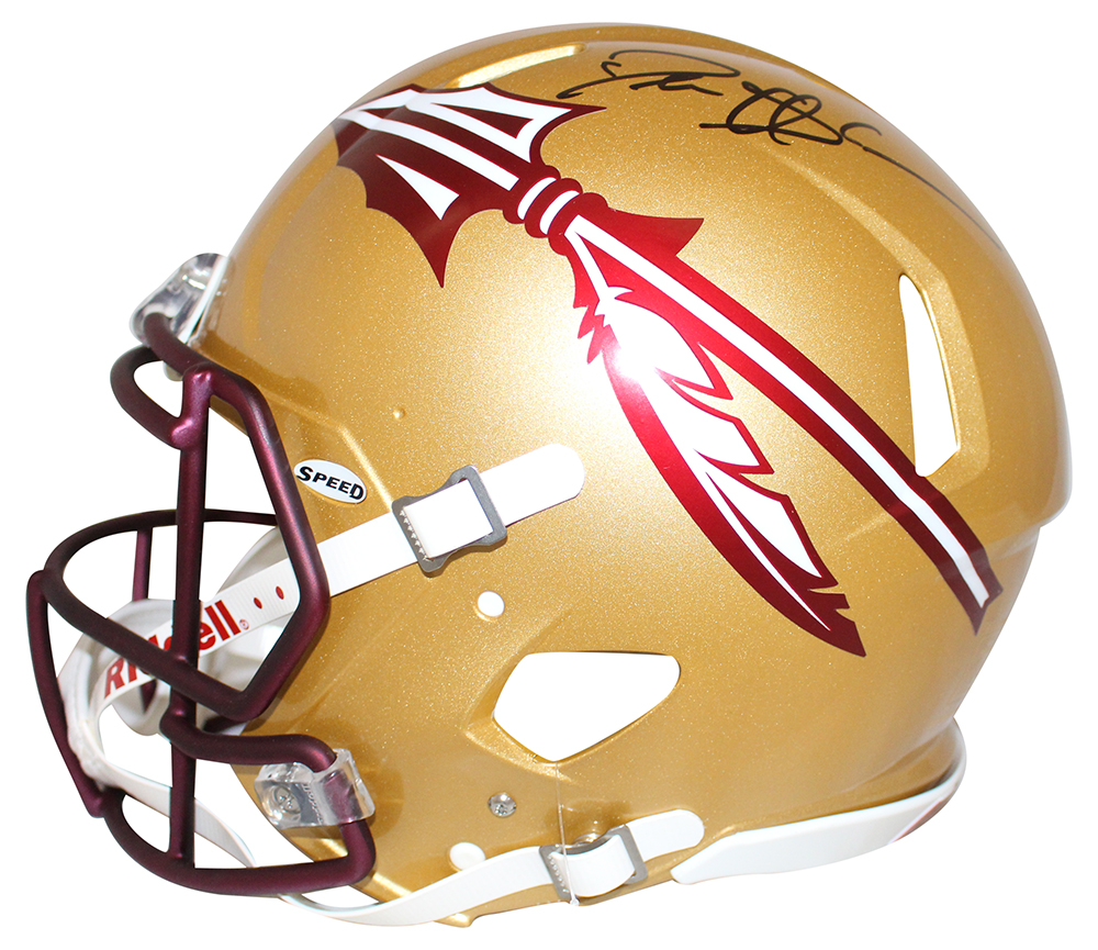 Deion Sanders Signed Florida State Seminoles Authentic Speed Helmet BAS 28300