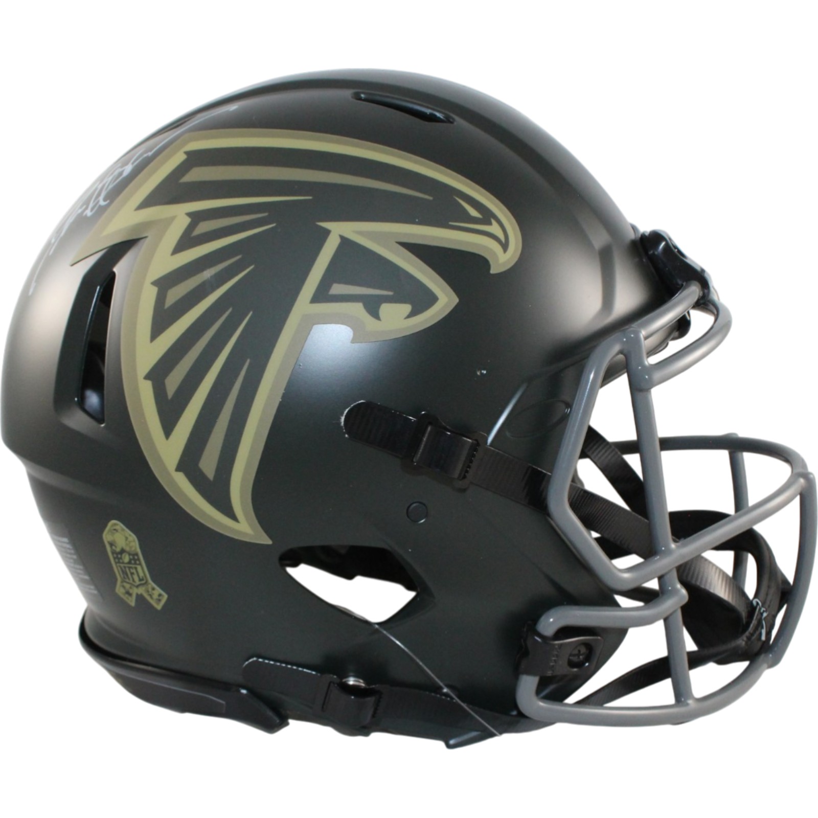 Deion Sanders Autographed Atlanta Falcons Authentic 25 STS Helmet Beckett 55247