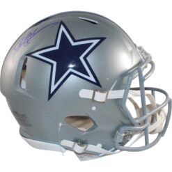 Deion Sanders Autographed Dallas Cowboys Authentic Helmet Beckett Witness 55251