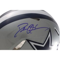 Deion Sanders Autographed Dallas Cowboys Authentic Helmet Beckett Witness 55251