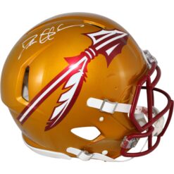 Deion Sanders Autographed Florida State Seminoles Pro Flash Helmet Beckett 53331