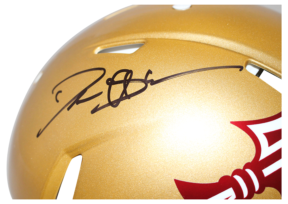 Deion Sanders Signed Florida State Seminoles Authentic Speed Helmet BAS 28219