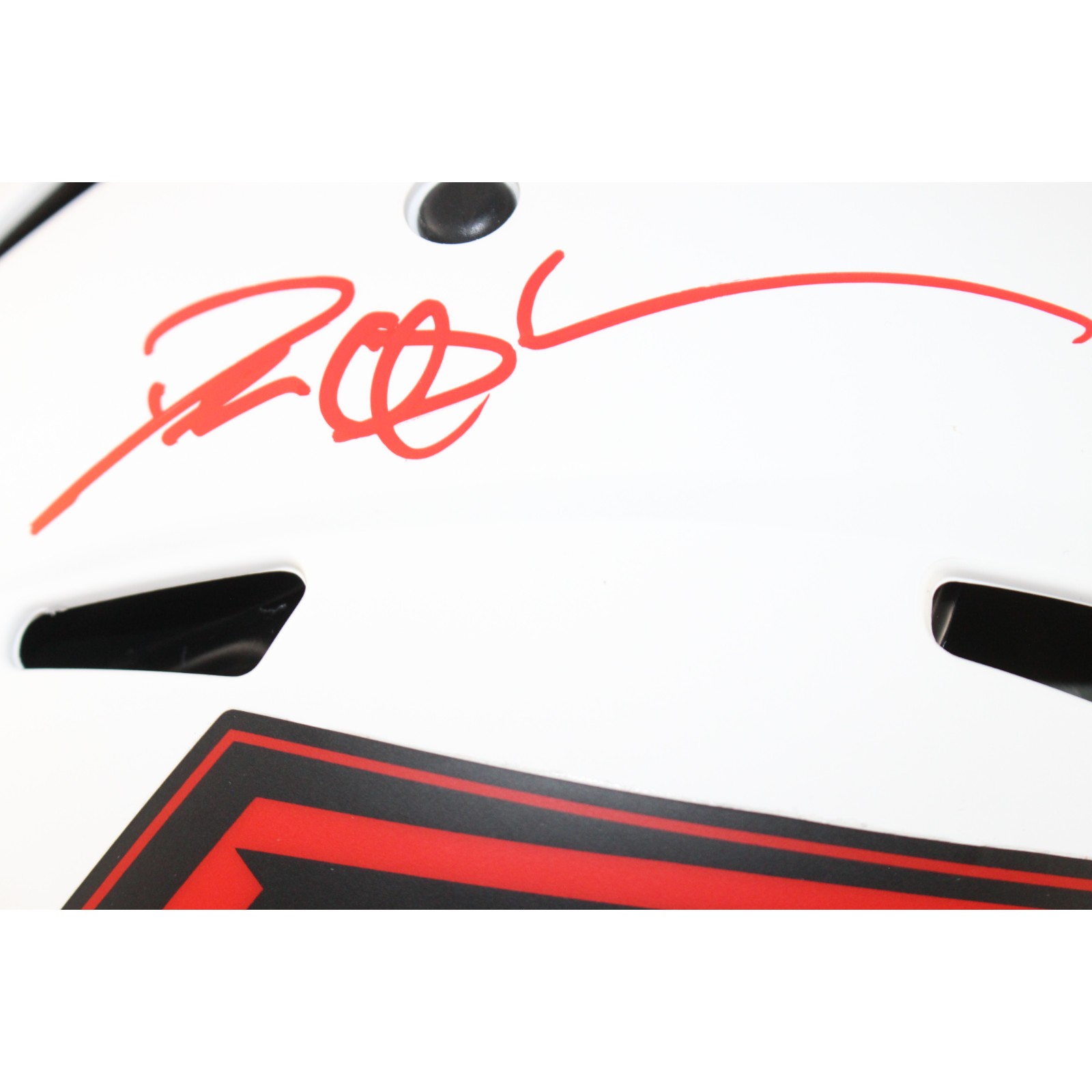 Deion Sanders Autographed Atlanta Falcons Pro Lunar Helmet Beckett 51727