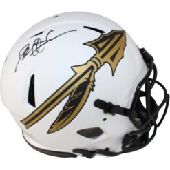 Deion Sanders Autographed Florida State Seminoles Pro Lunar Helmet Beckett 53333
