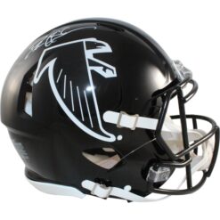 Deion Sanders Autographed Atlanta Falcons Authentic TB Helmet Beckett WIT 55255