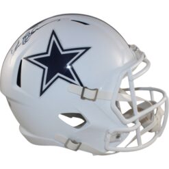 Deion Sanders Autographed Dallas Cowboys F/S 22 Alt Helmet Beckett Witness 55195