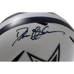 Deion Sanders Autographed Dallas Cowboys F/S 22 Alt Helmet Beckett Witness 55195