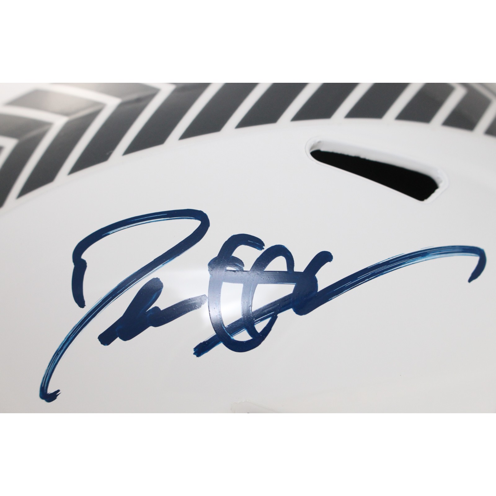 Deion Sanders Autographed Dallas Cowboys F/S 24 STS Helmet Beckett Witness 51748