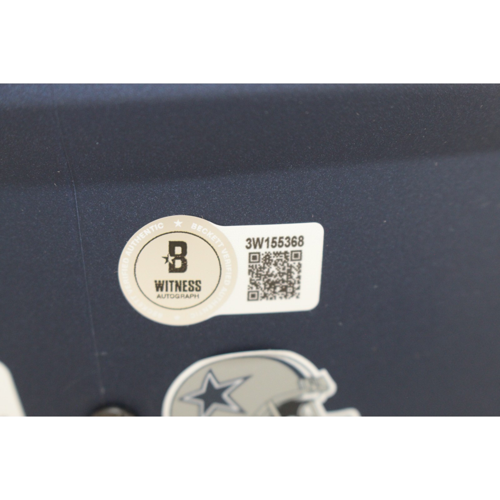 Deion Sanders Autographed Dallas Cowboys F/S AMP Helmet Beckett Witness 51746 4 Deion Sanders Autographed Dallas Cowboys F/S AMP Helmet Beckett Witness 51746