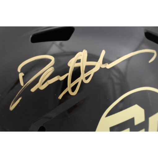 Deion Sanders Autographed Colorado Buffaloes F/S Black Helmet Beckett 49650
