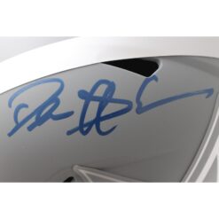 Deion Sanders Autographed Dallas Cowboys F/S Slate Helmet Beckett Witness 51747