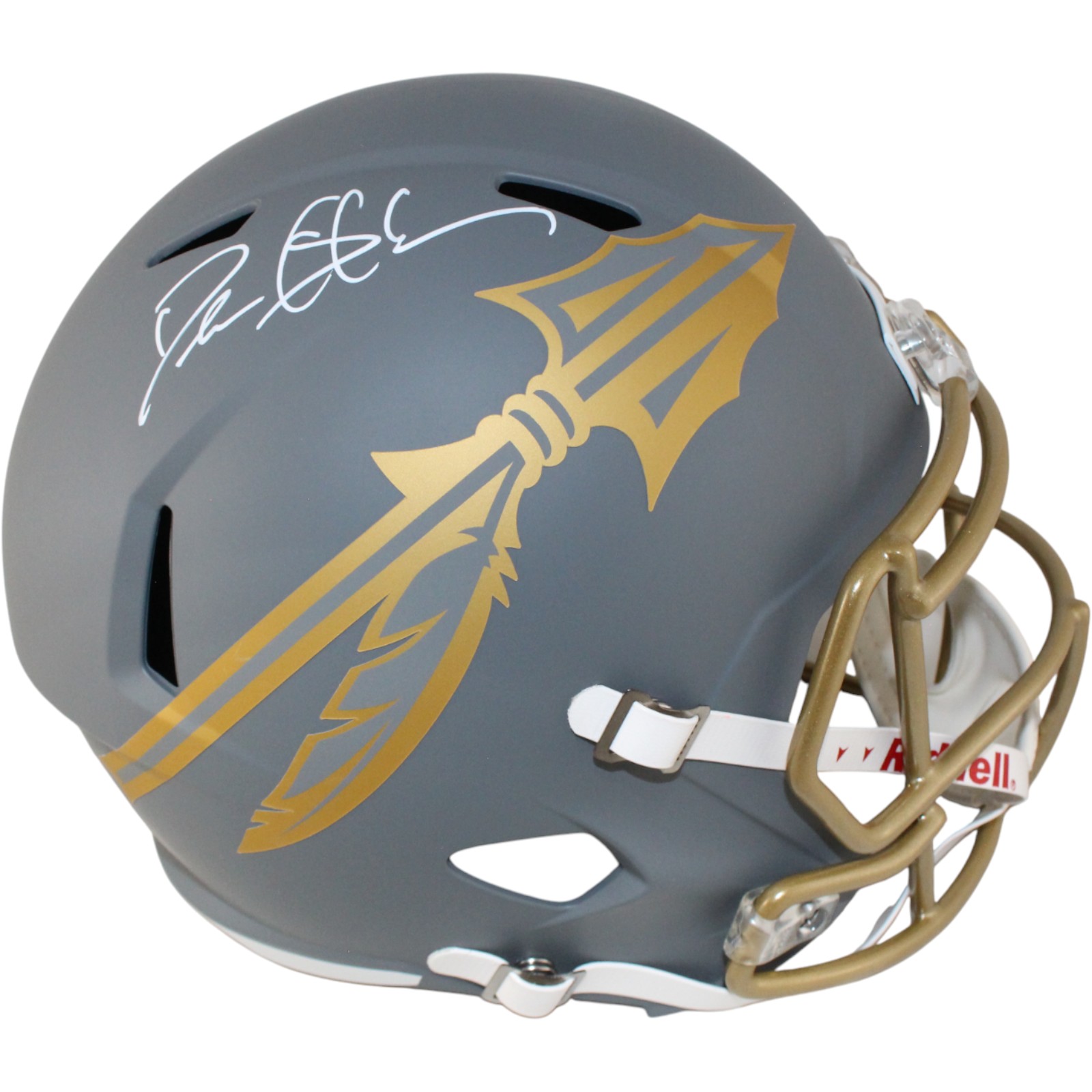 Deion Sanders Autographed Florida State Seminoles F/S Slate Helmet Beckett 53365 1 Deion Sanders Autographed Florida State Seminoles F/S Slate Helmet Beckett 53365
