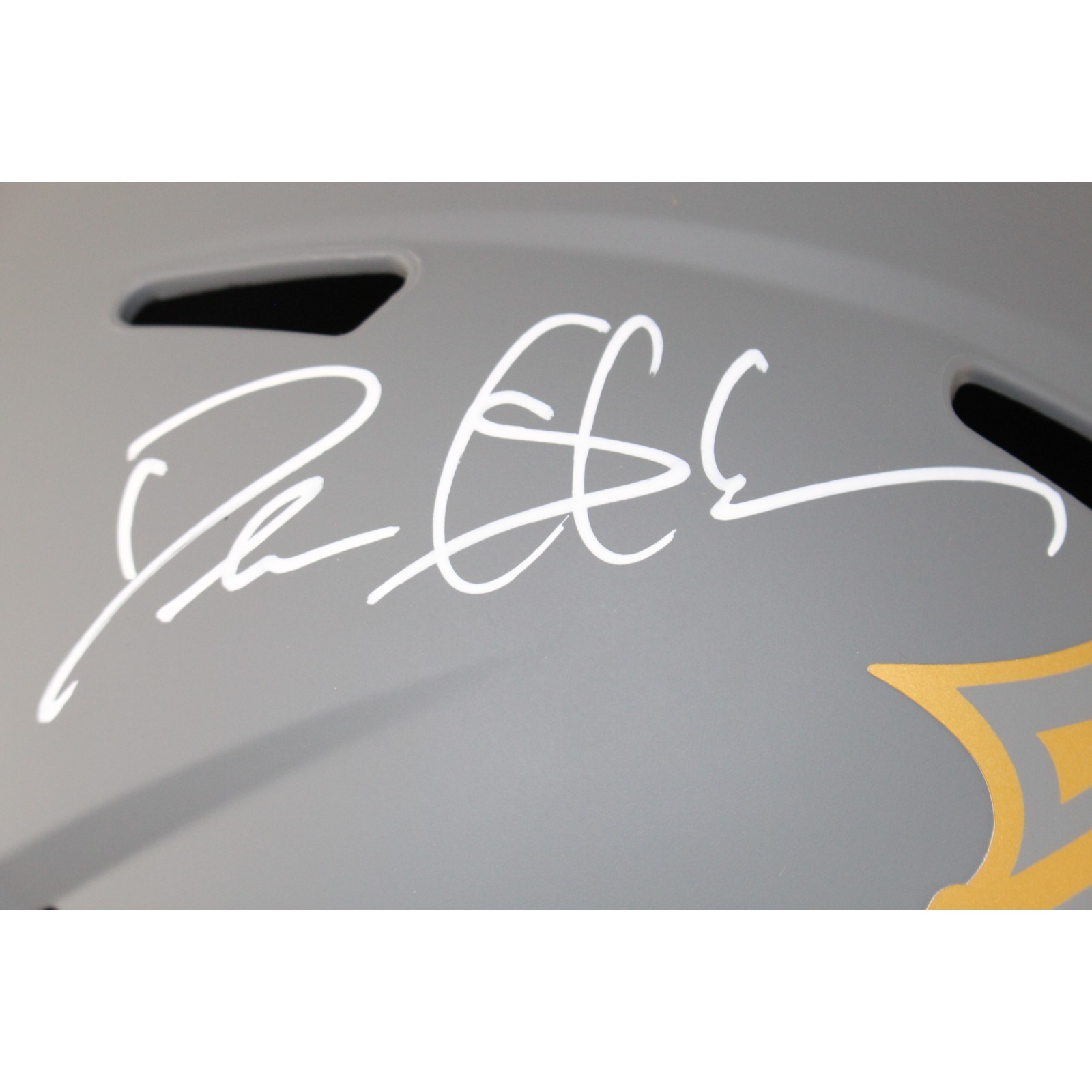 Deion Sanders Autographed Florida State Seminoles F/S Slate Helmet Beckett 53365 2 Deion Sanders Autographed Florida State Seminoles F/S Slate Helmet Beckett 53365