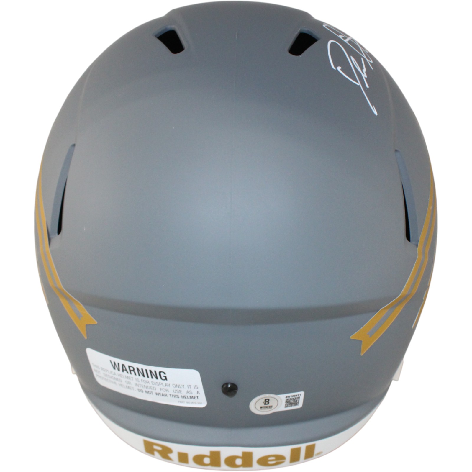 Deion Sanders Autographed Florida State Seminoles F/S Slate Helmet Beckett 53365 3 Deion Sanders Autographed Florida State Seminoles F/S Slate Helmet Beckett 53365