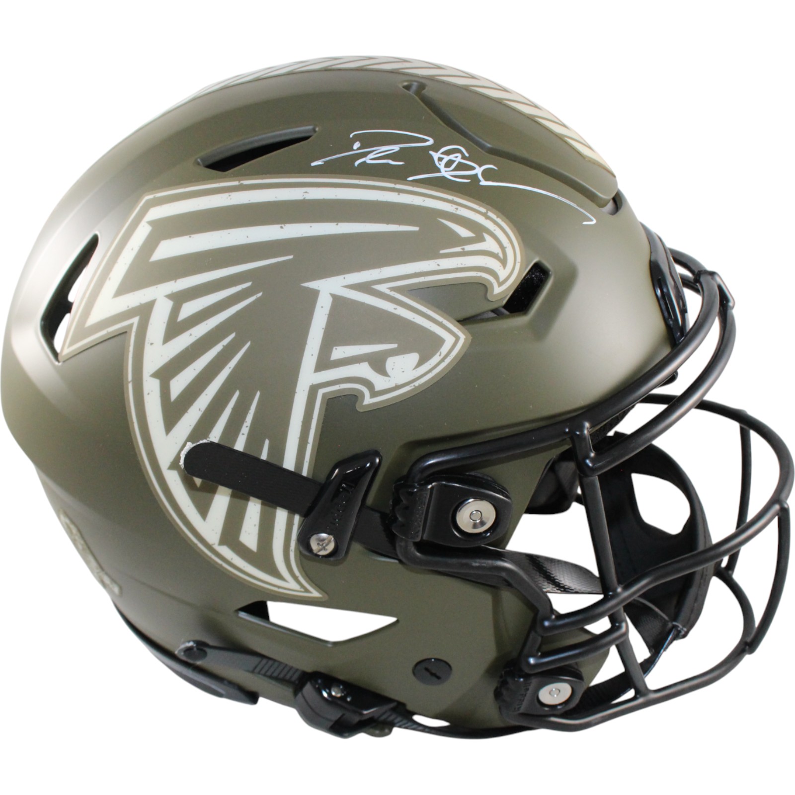 Deion Sanders Autographed Atlanta Falcons SpeedFlex 22 STS Helmet Beckett 51731