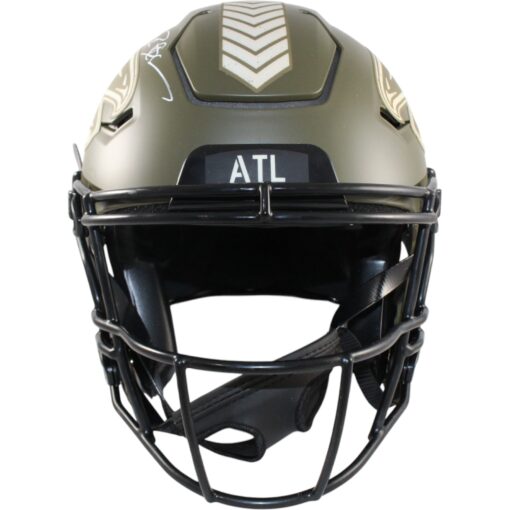 Deion Sanders Autographed Atlanta Falcons SpeedFlex 22 STS Helmet Beckett 51731