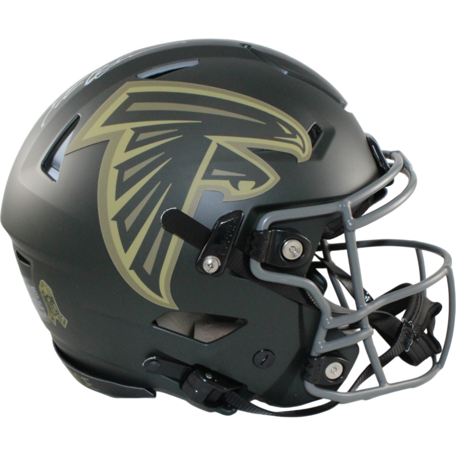 Deion Sanders Autographed Atlanta Falcons SpeedFlex 25 STS Helmet Beckett 55210