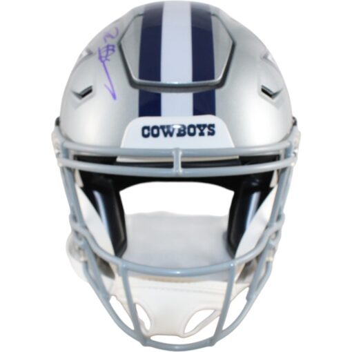 Deion Sanders Autographed Dallas Cowboys SpeedFlex Helmet Beckett Witness 51750