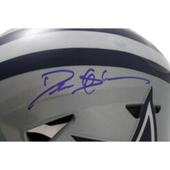 Deion Sanders Autographed Dallas Cowboys SpeedFlex Helmet Beckett Witness 55205