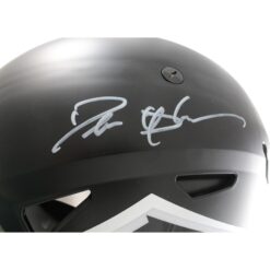 Deion Sanders Autographed Atlanta Falcons SpeedFlex Helmet Beckett Witness 55199