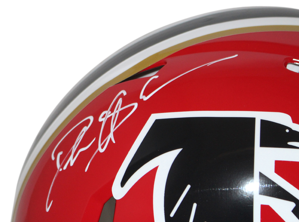 Deion Sanders Autographed Atlanta Falcons Authentic TB Speed Helmet BAS