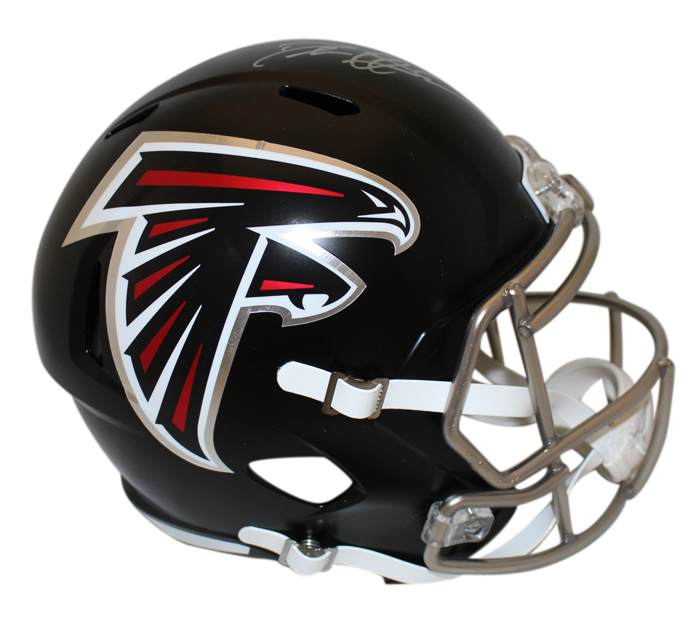 Deion Sanders Autographed Atlanta Falcons F/S Speed Helmet Beckett