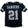 Deion Sanders Autographed/Signed Dallas Cowboys Blue XL Jersey BAS 25064