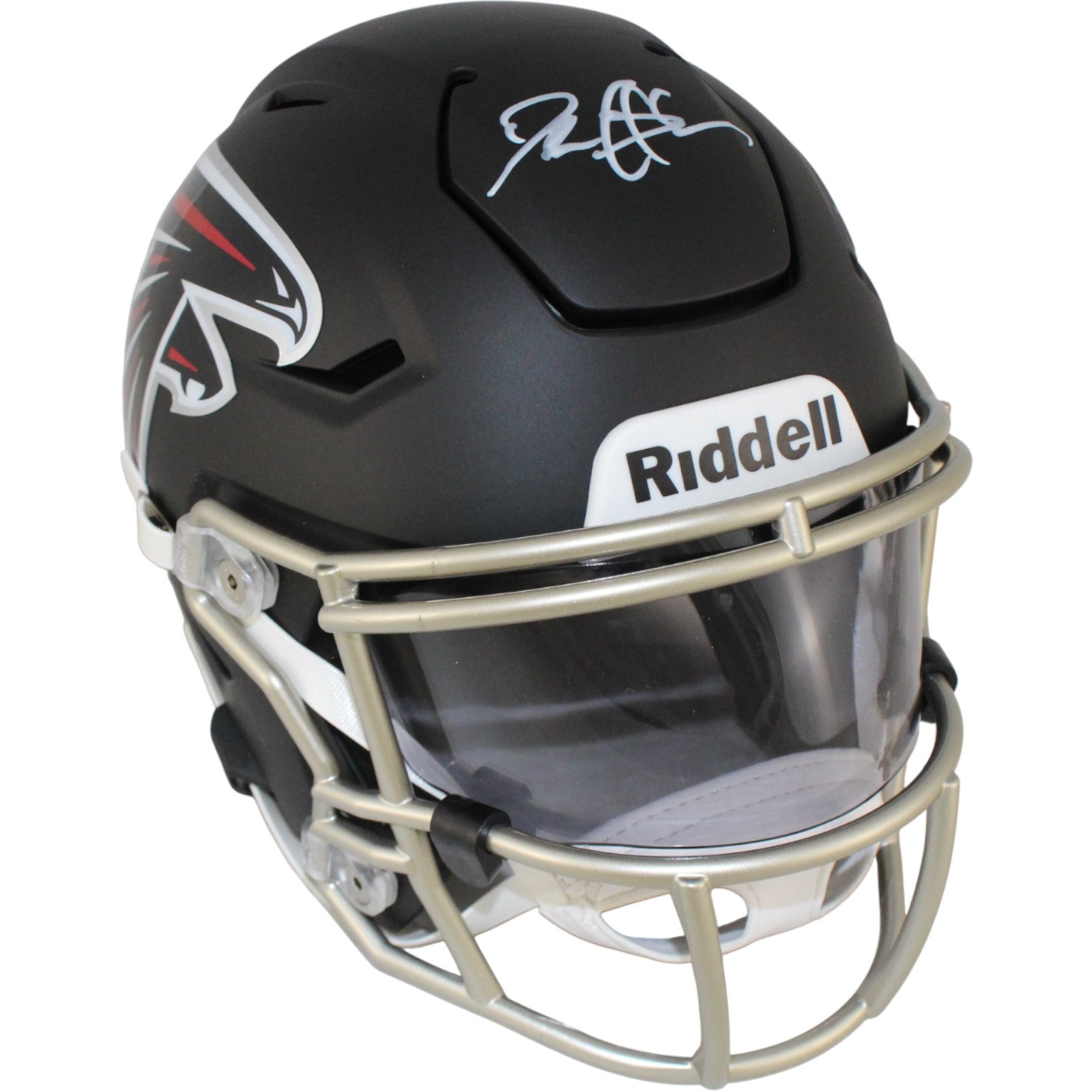 Deion Sanders Autographed Atlanta Falcons Mid-Size Midi Helmet Beckett W 53326